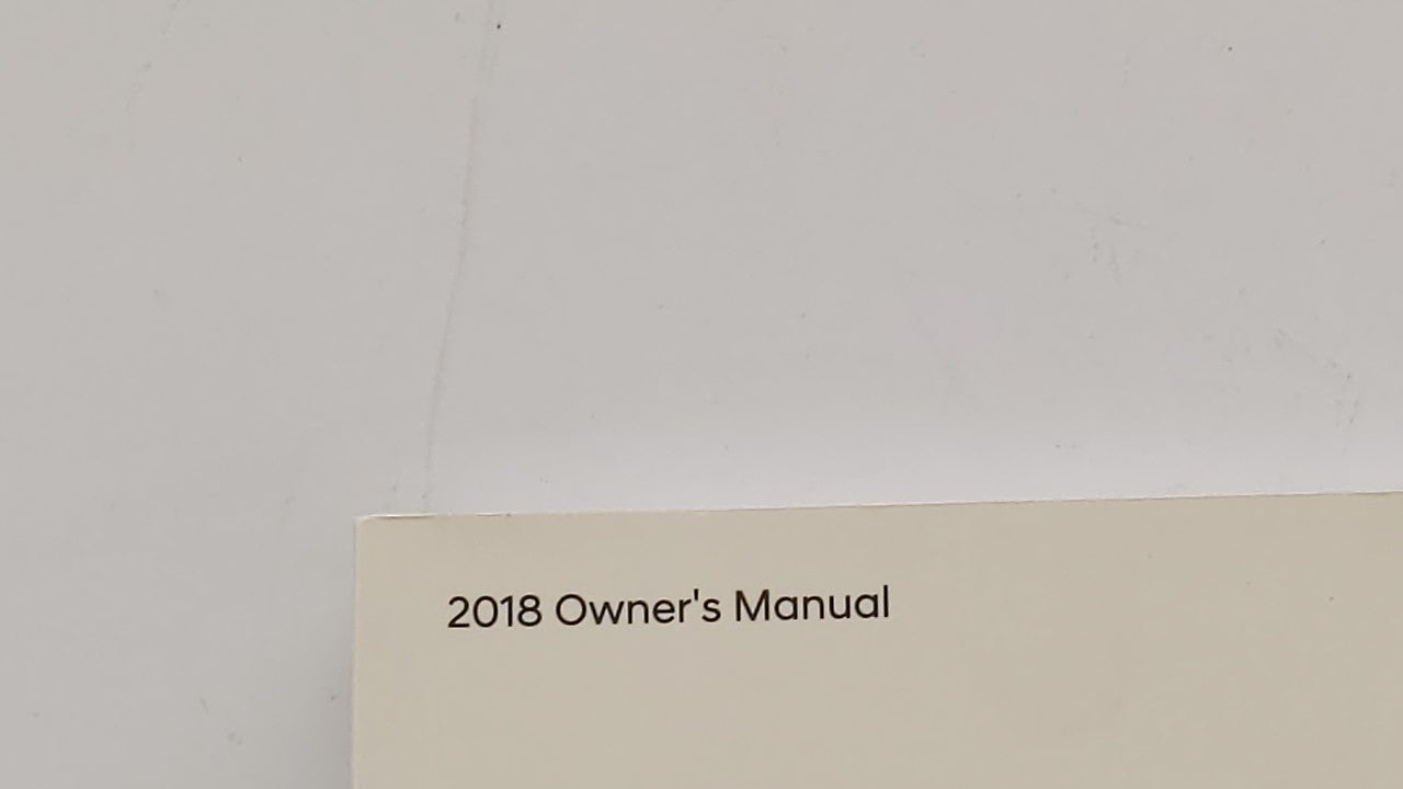 2018 Hyundai Sonata Owners Manual Book Guide OEM Used Auto Parts - Oemusedautoparts1.com
