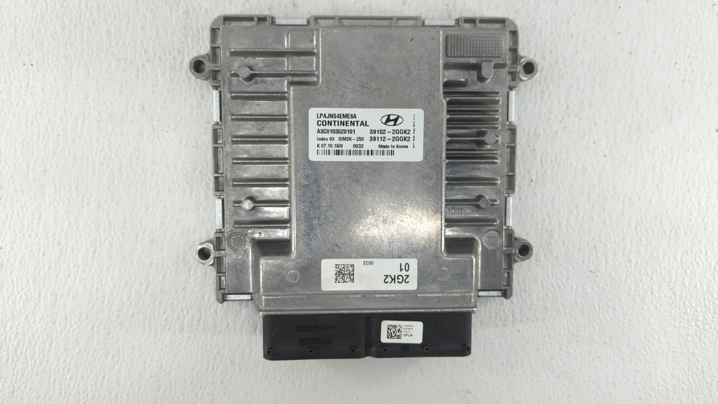2018-2019 Hyundai Sonata PCM Engine Control Computer ECU ECM PCU OEM P/N:39102-2GGJ0 39112-2GGJ0, 39102-2GGK0 Fits Fits 2018