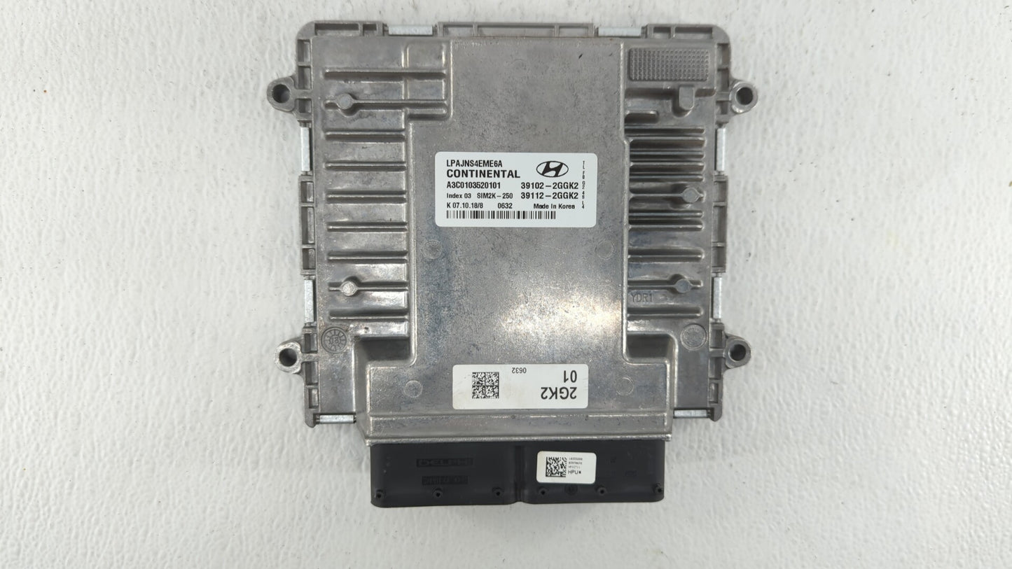 2018-2019 Hyundai Sonata PCM Engine Control Computer ECU ECM PCU OEM P/N:39102-2GGJ0 39112-2GGJ0, 39102-2GGK0 Fits Fits 2018