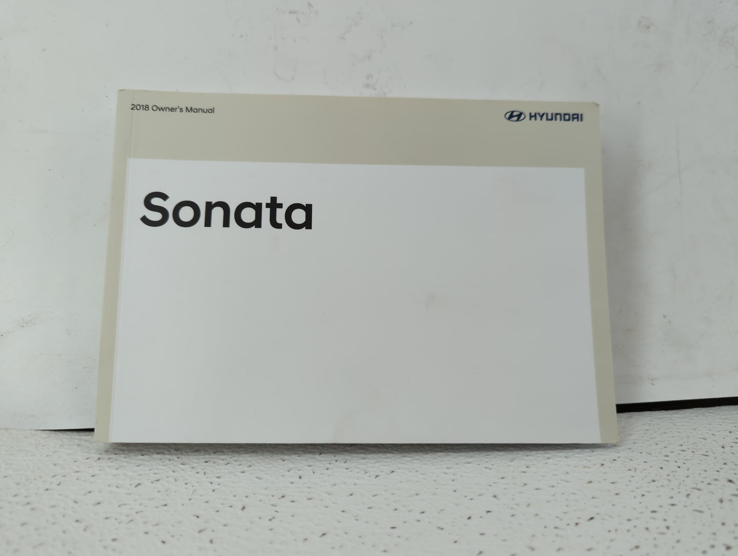 2018 Hyundai Sonata Owners Manual Book Guide OEM Used Auto Parts - Oemusedautoparts1.com