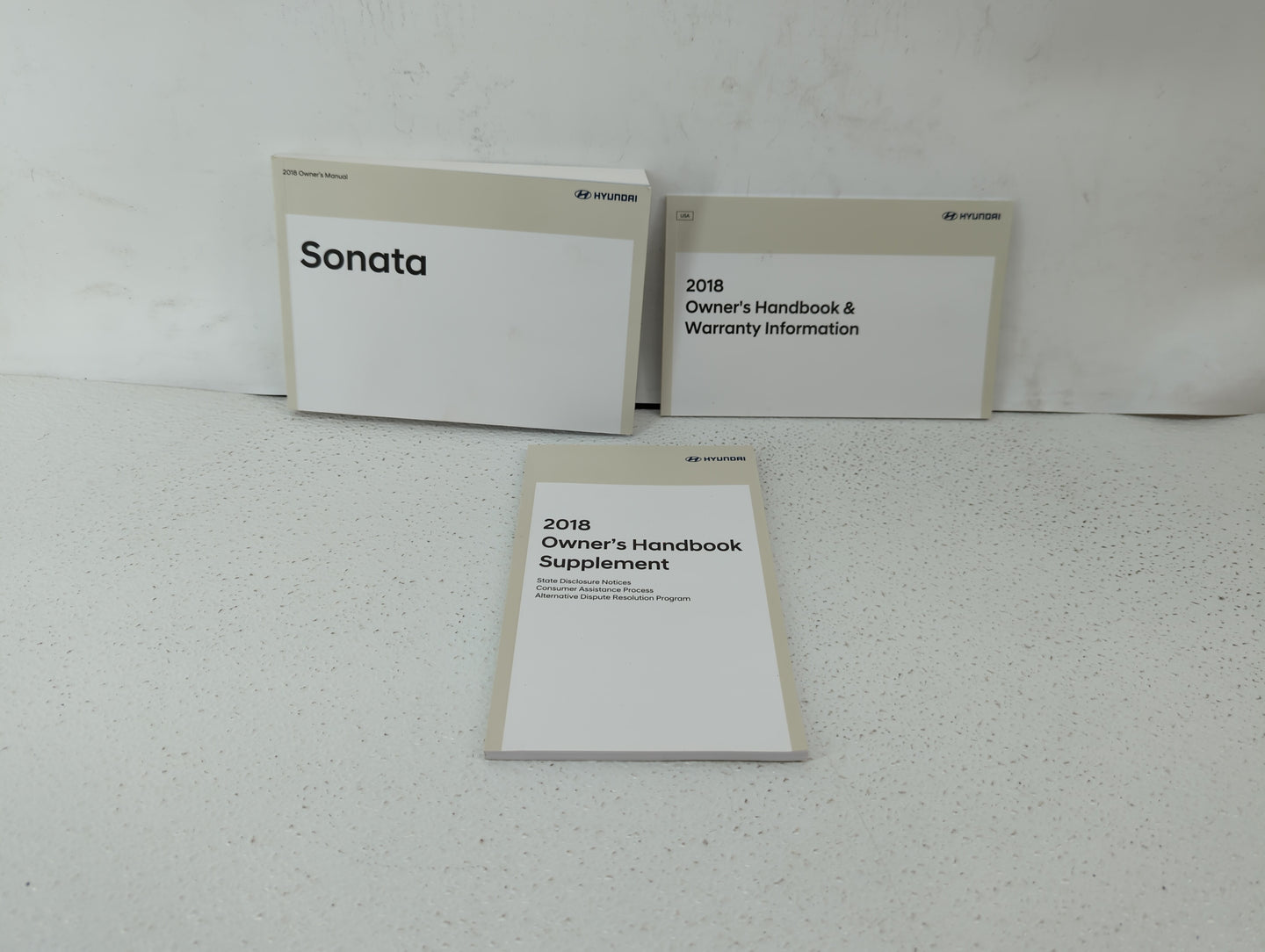 2018 Hyundai Sonata Owners Manual Book Guide OEM Used Auto Parts - Oemusedautoparts1.com