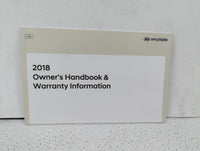 2018 Hyundai Sonata Owners Manual Book Guide OEM Used Auto Parts - Oemusedautoparts1.com