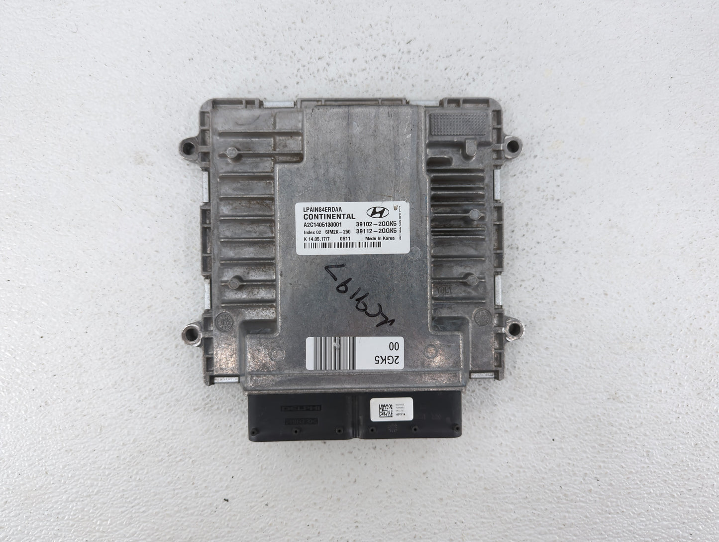 2018-2019 Hyundai Sonata PCM Engine Control Computer ECU ECM PCU OEM P/N:39102-2GGK7 39102-2GGK5 Fits Fits 2018 2019 OEM Use