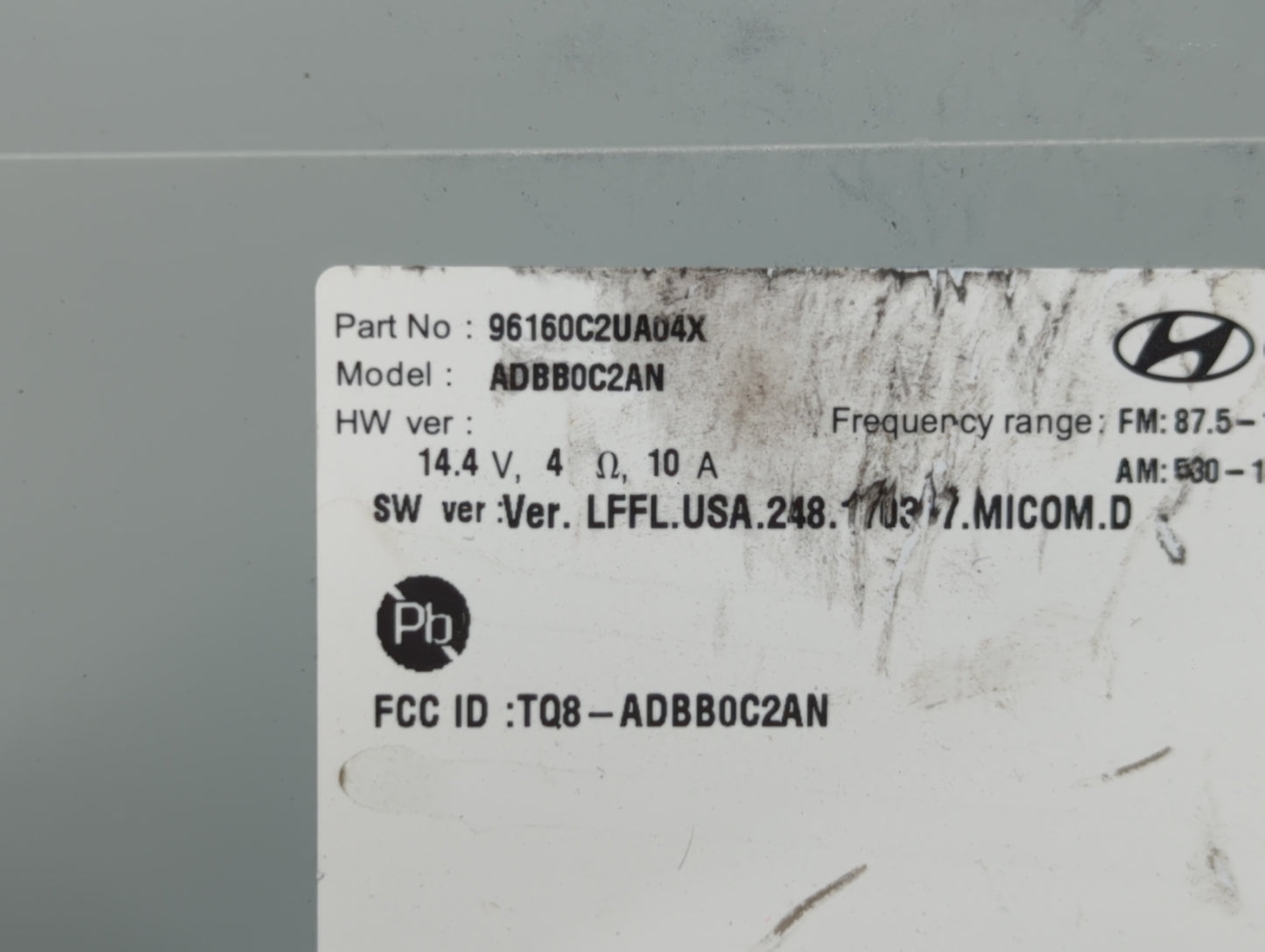 2018-2019 Hyundai Sonata Am Fm Cd Player Radio Receiver - Oemusedautoparts1.com