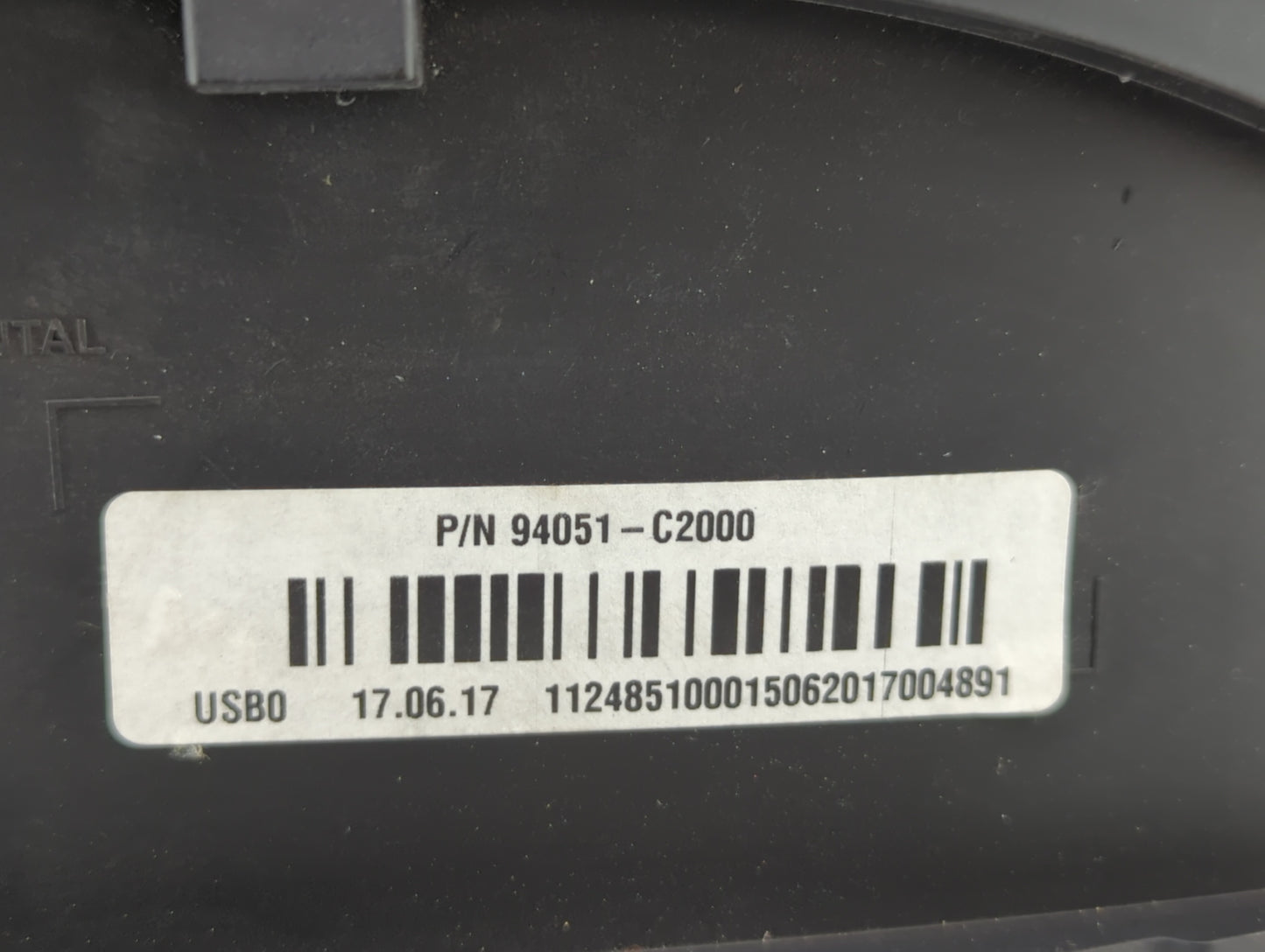 2018 Hyundai Sonata Instrument Cluster Speedometer Gauges P/N:94051-C2000 94041-C2000 Fits OEM Used Auto Parts - Oemusedauto