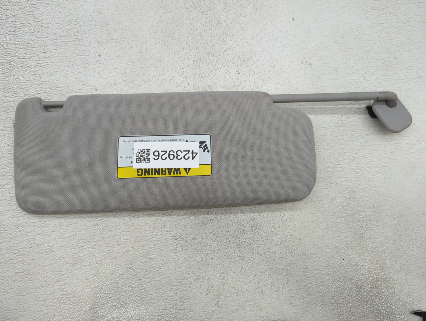 2015-2019 Hyundai Sonata Sun Visor Shade Replacement Driver Left Mirror Fits Fits 2015 2016 2017 2018 2019 OEM Used Auto Par