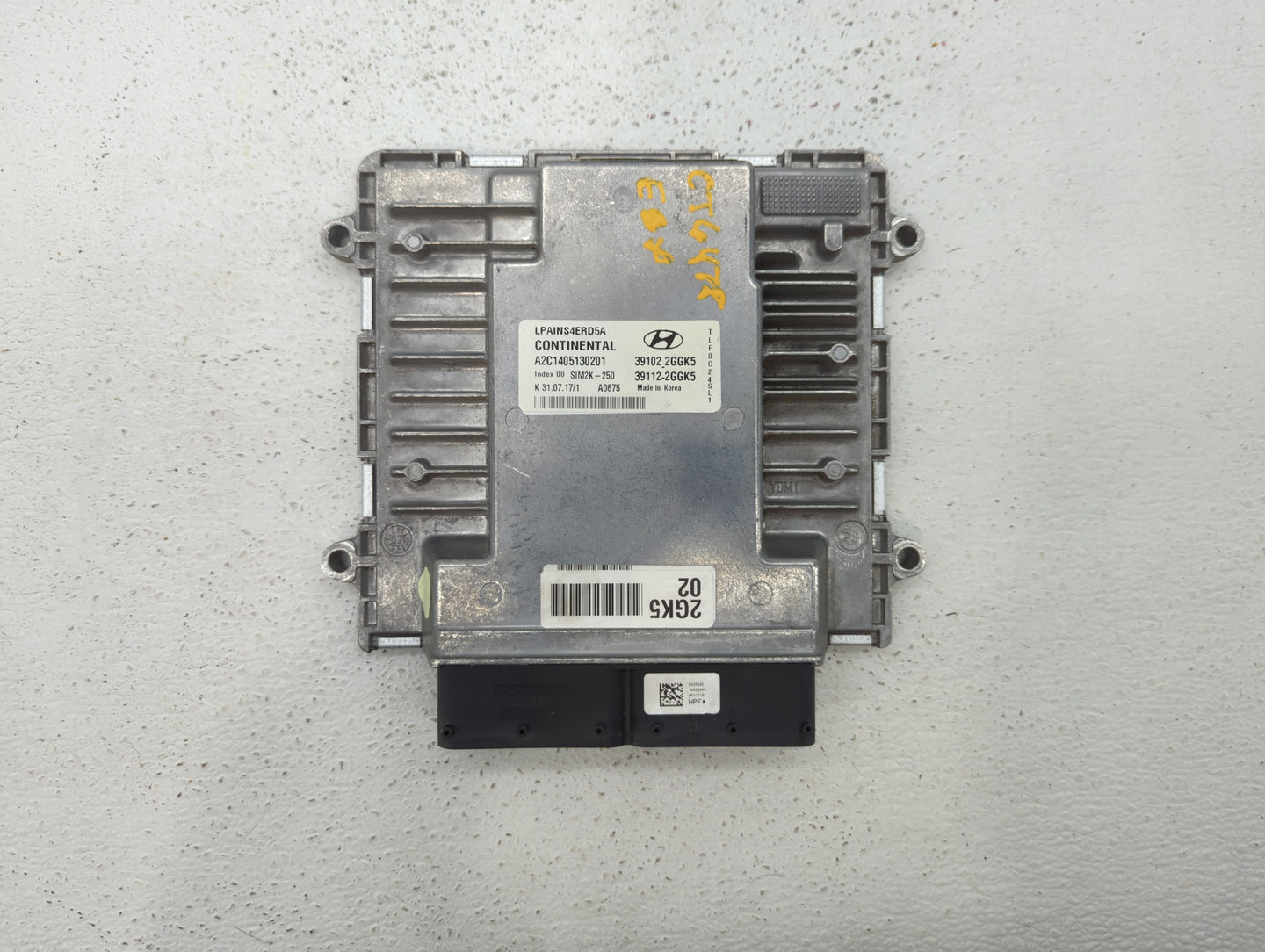 2018-2019 Hyundai Sonata PCM Engine Control Computer ECU ECM PCU OEM P/N:39112-2GGK5 39102-2GGK5, 39112-2GGJ0 Fits Fits 2018