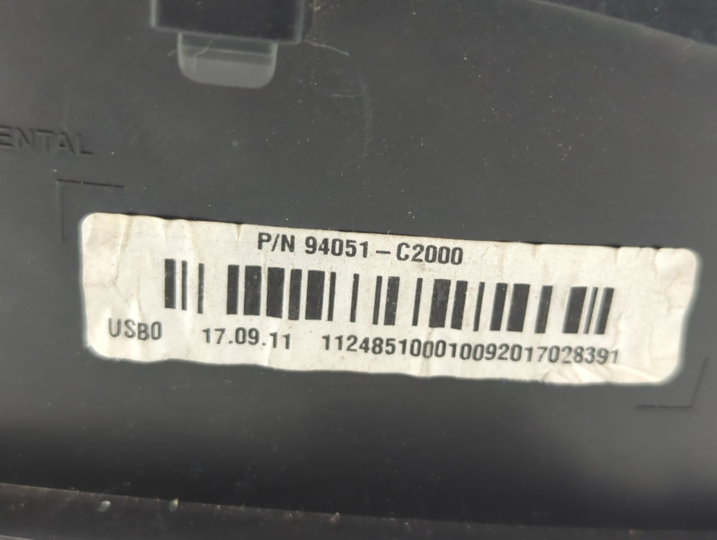 2018 Hyundai Sonata Instrument Cluster Speedometer Gauges P/N:94051-C2000 Fits OEM Used Auto Parts - Oemusedautoparts1.com