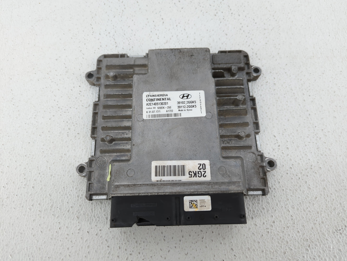 2018-2019 Hyundai Sonata PCM Engine Control Computer ECU ECM PCU OEM P/N:39112-2GGK5 39112-2GGK7, 39102-2GGK7 Fits Fits 2018