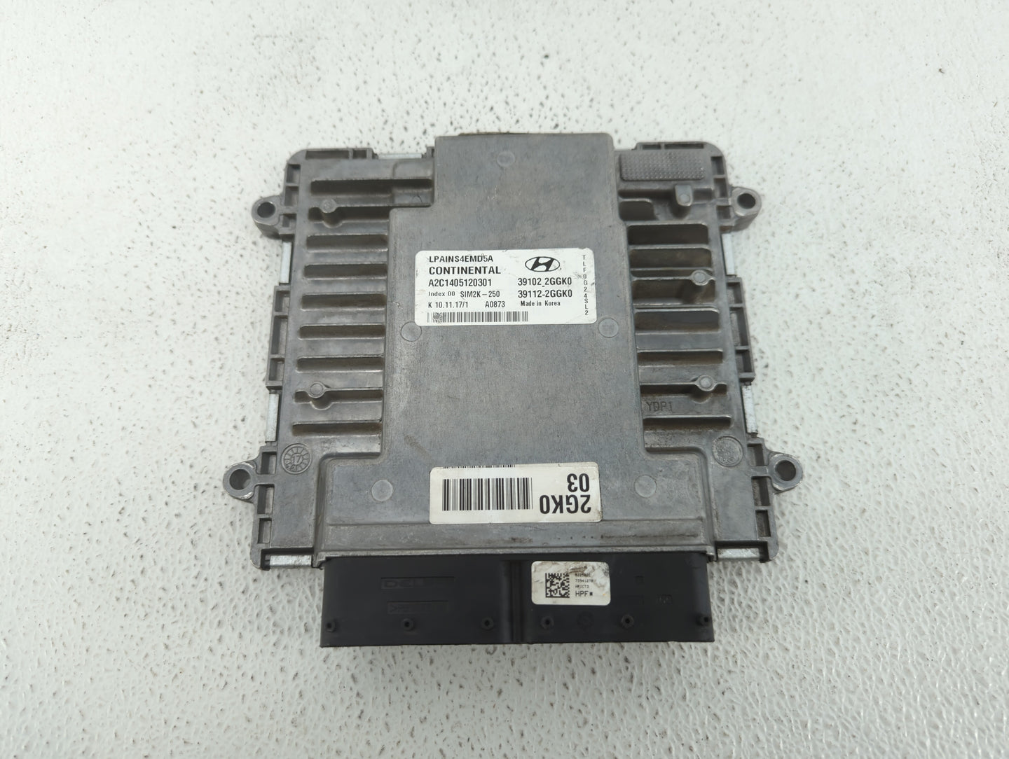 2018-2019 Hyundai Sonata PCM Engine Control Computer ECU ECM PCU OEM P/N:39112-2GGK5 39102-2GGK5, 39102-2GGK2 Fits Fits 2018