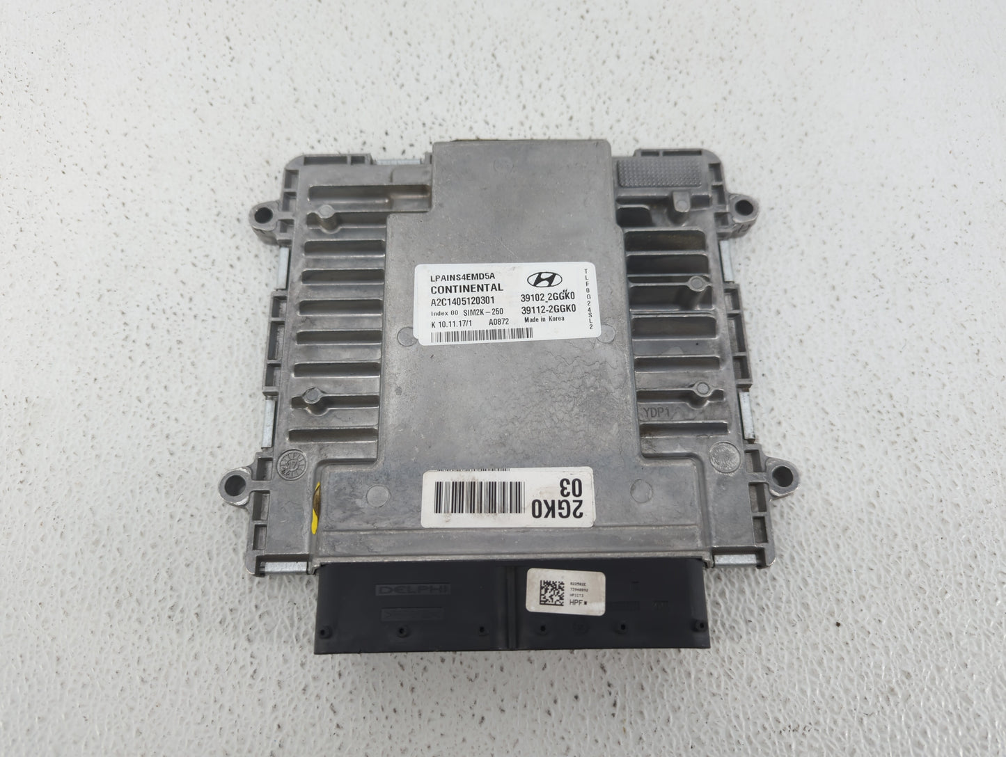 2018-2019 Hyundai Sonata PCM Engine Control Computer ECU ECM PCU OEM P/N:39112-2GGK0 39102-2GGK0, 39112-2GGK5 Fits Fits 2018