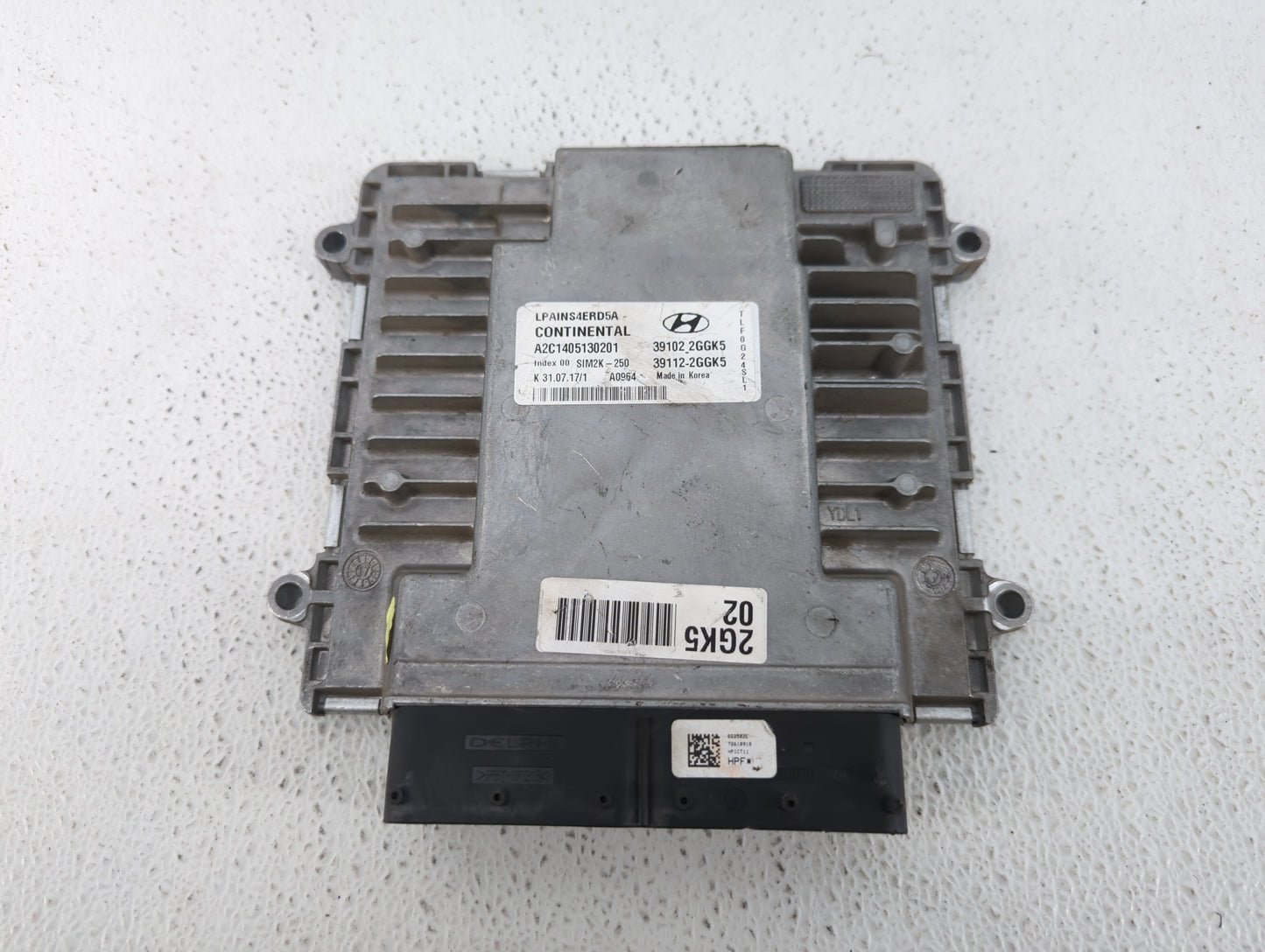 2018-2019 Hyundai Sonata PCM Engine Control Computer ECU ECM PCU OEM P/N:39112-2GGK5 39102-2GGK5, 39112-2GGK7 Fits Fits 2018