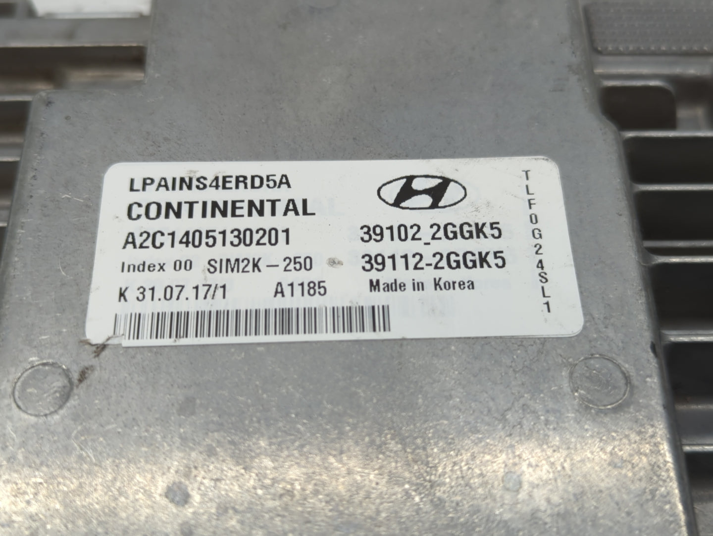 2018-2019 Hyundai Sonata PCM Engine Control Computer ECU ECM PCU OEM P/N:39112-2GGK5 39102-2GGK5 Fits Fits 2018 2019 OEM Use