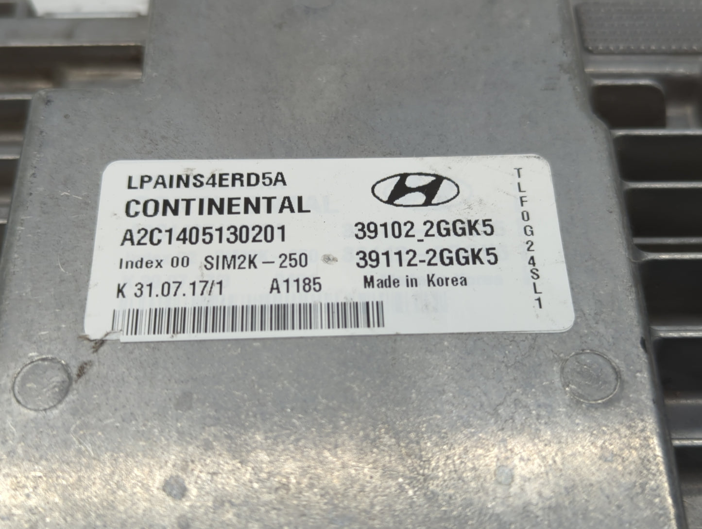 2018-2019 Hyundai Sonata PCM Engine Control Computer ECU ECM PCU OEM P/N:39112-2GGK5 39102-2GGK5 Fits Fits 2018 2019 OEM Use