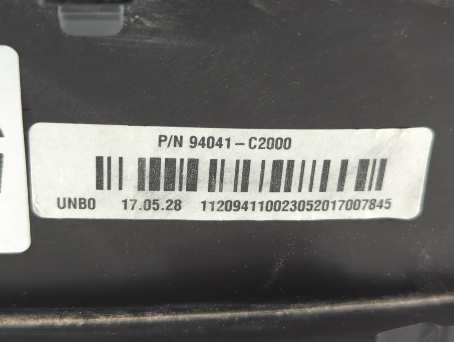 2018 Hyundai Sonata Instrument Cluster Speedometer Gauges P/N:94051-C2000 94041-C2000 Fits OEM Used Auto Parts - Oemusedauto