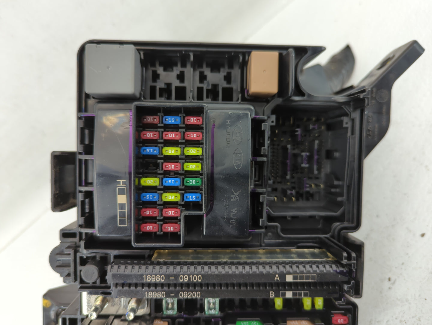 2018-2019 Hyundai Sonata Fusebox Fuse Box Panel Relay Module P/N:91951-C2850 912A0-C2230 Fits Fits 2018 2019 OEM Used Auto P