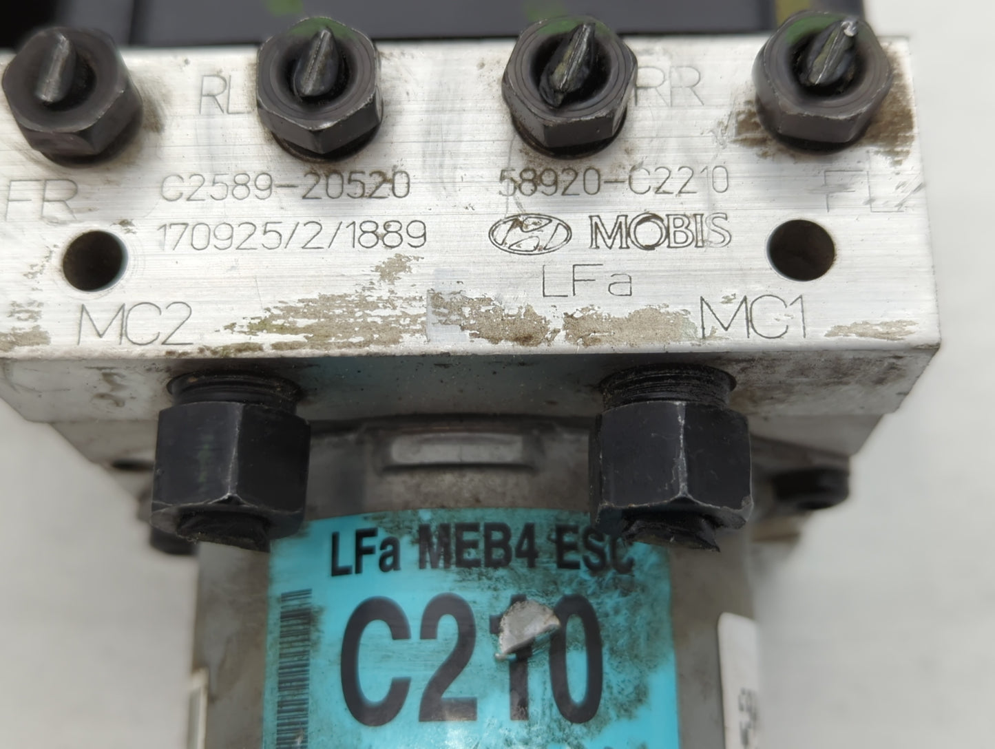 2018-2019 Hyundai Sonata ABS Pump Control Module Replacement P/N:61589-45100 C2589-20520, 58920-C2210 Fits Fits 2018 2019 OE