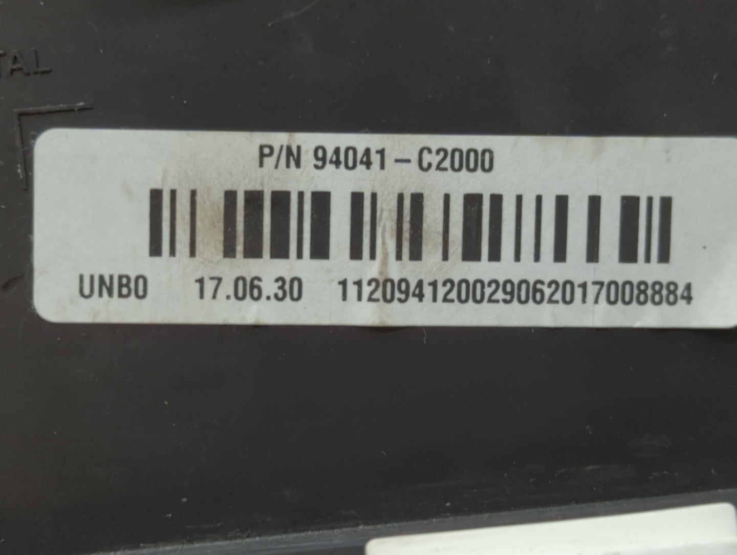 2018 Hyundai Sonata Instrument Cluster Speedometer Gauges P/N:94041-C2000 94051-C2000 Fits OEM Used Auto Parts - Oemusedauto