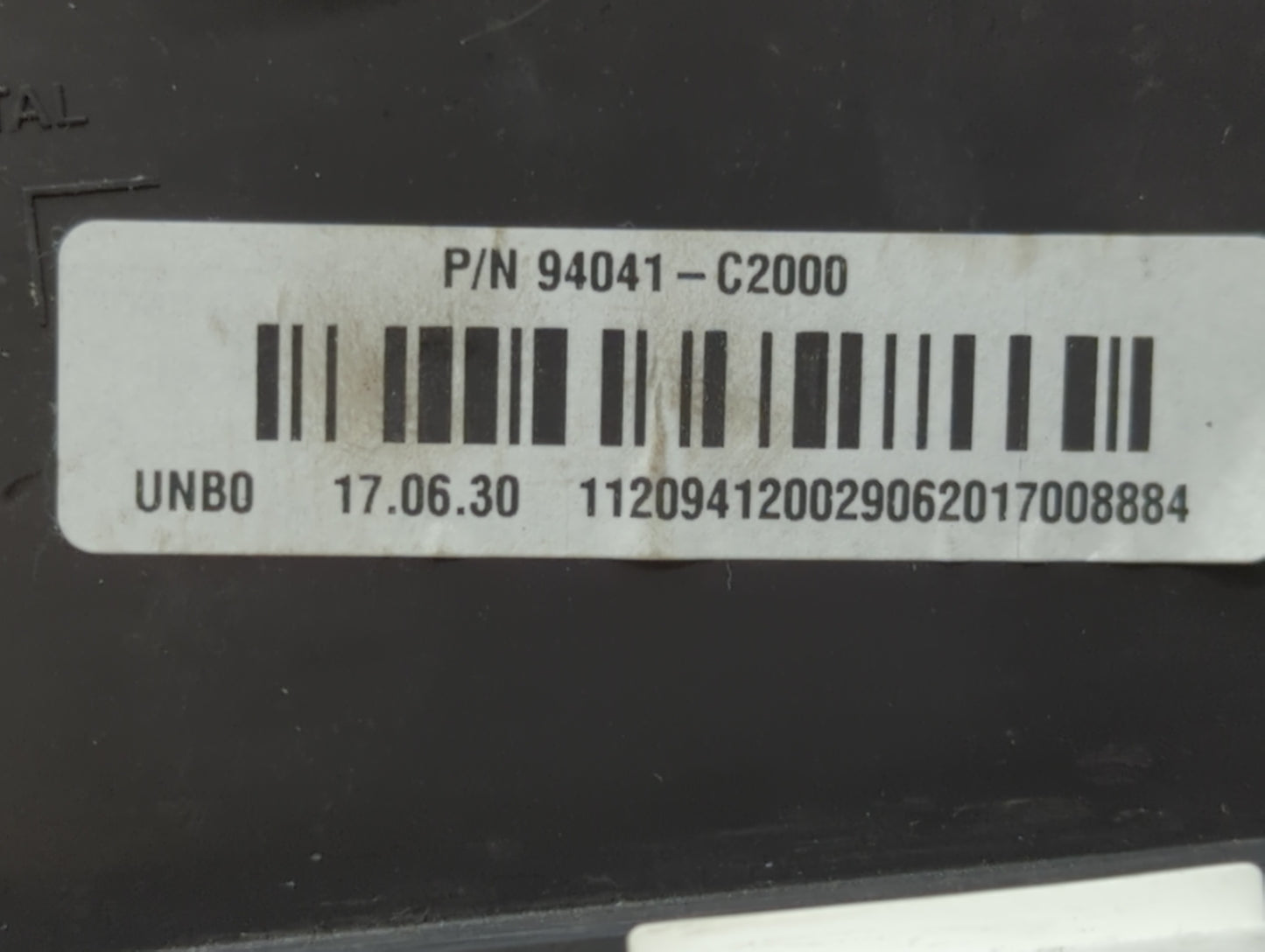 2018 Hyundai Sonata Instrument Cluster Speedometer Gauges P/N:94041-C2000 94051-C2000 Fits OEM Used Auto Parts - Oemusedauto