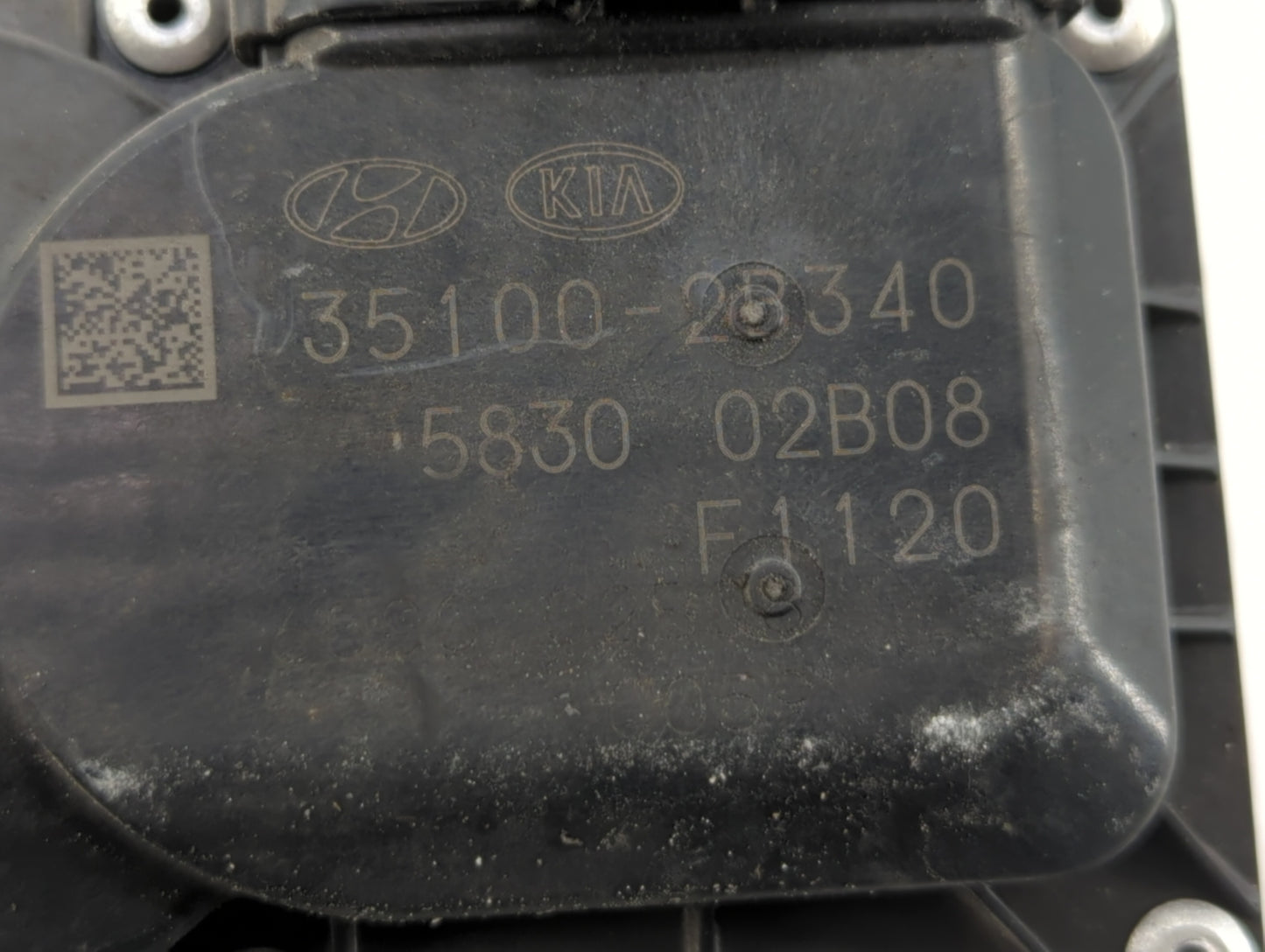 2015-2019 Hyundai Sonata Throttle Body P/N:35100-2B340 Fits Fits 2015 2016 2017 2018 2019 2020 2021 2022 OEM Used Auto Parts