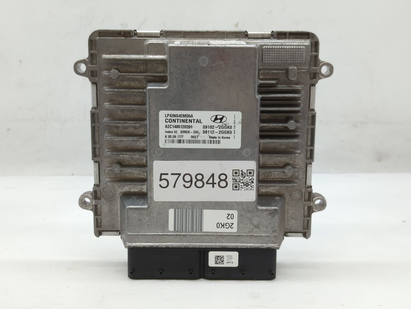 2018-2019 Hyundai Sonata PCM Engine Control Computer ECU ECM PCU OEM P/N:39112-2GGK2 39102-2GGK2, 39112-2GGK0 Fits Fits 2018