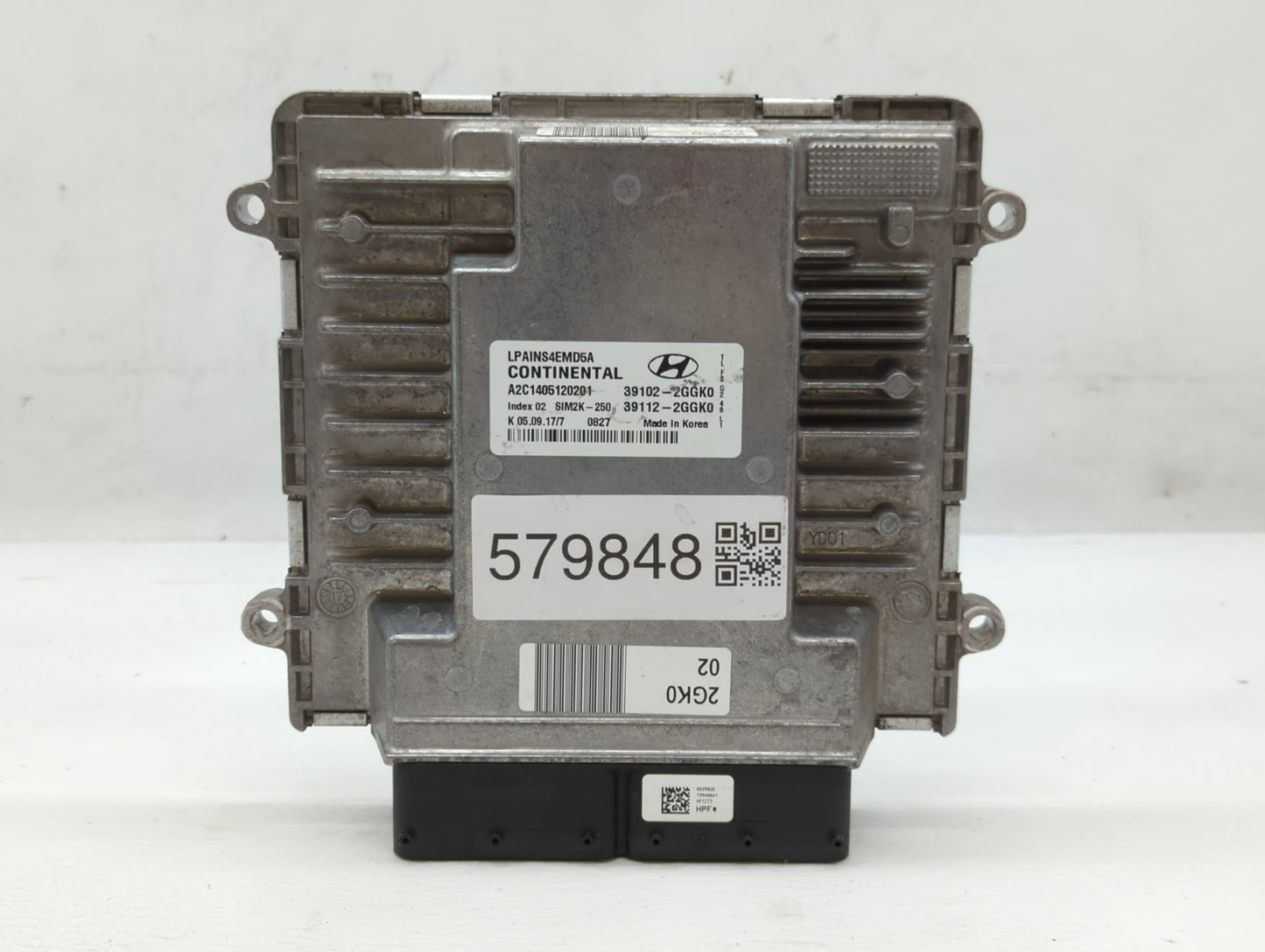 2018-2019 Hyundai Sonata PCM Engine Control Computer ECU ECM PCU OEM P/N:39112-2GGK2 39102-2GGK2, 39112-2GGK0 Fits Fits 2018