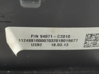 2018-2019 Hyundai Sonata Instrument Cluster Speedometer Gauges P/N:94071-C2010 Fits Fits 2018 2019 OEM Used Auto Parts - Oem