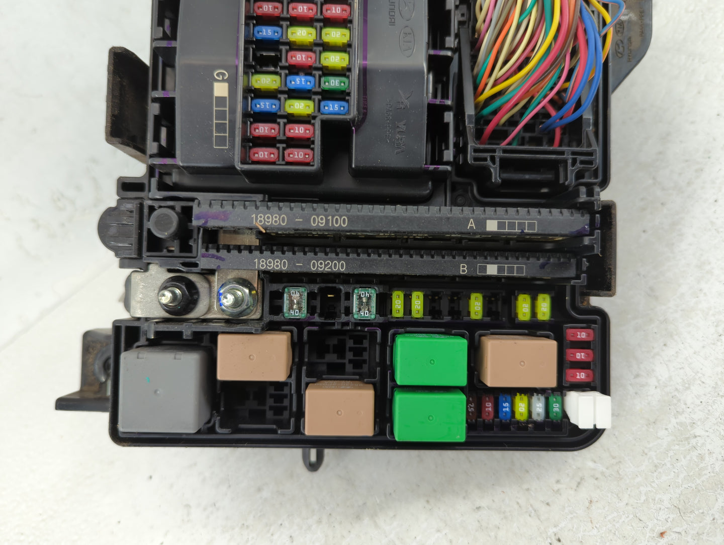 2018-2019 Hyundai Sonata Fusebox Fuse Box Panel Relay Module P/N:91951-C2850 Fits Fits 2018 2019 OEM Used Auto Parts - Oemus