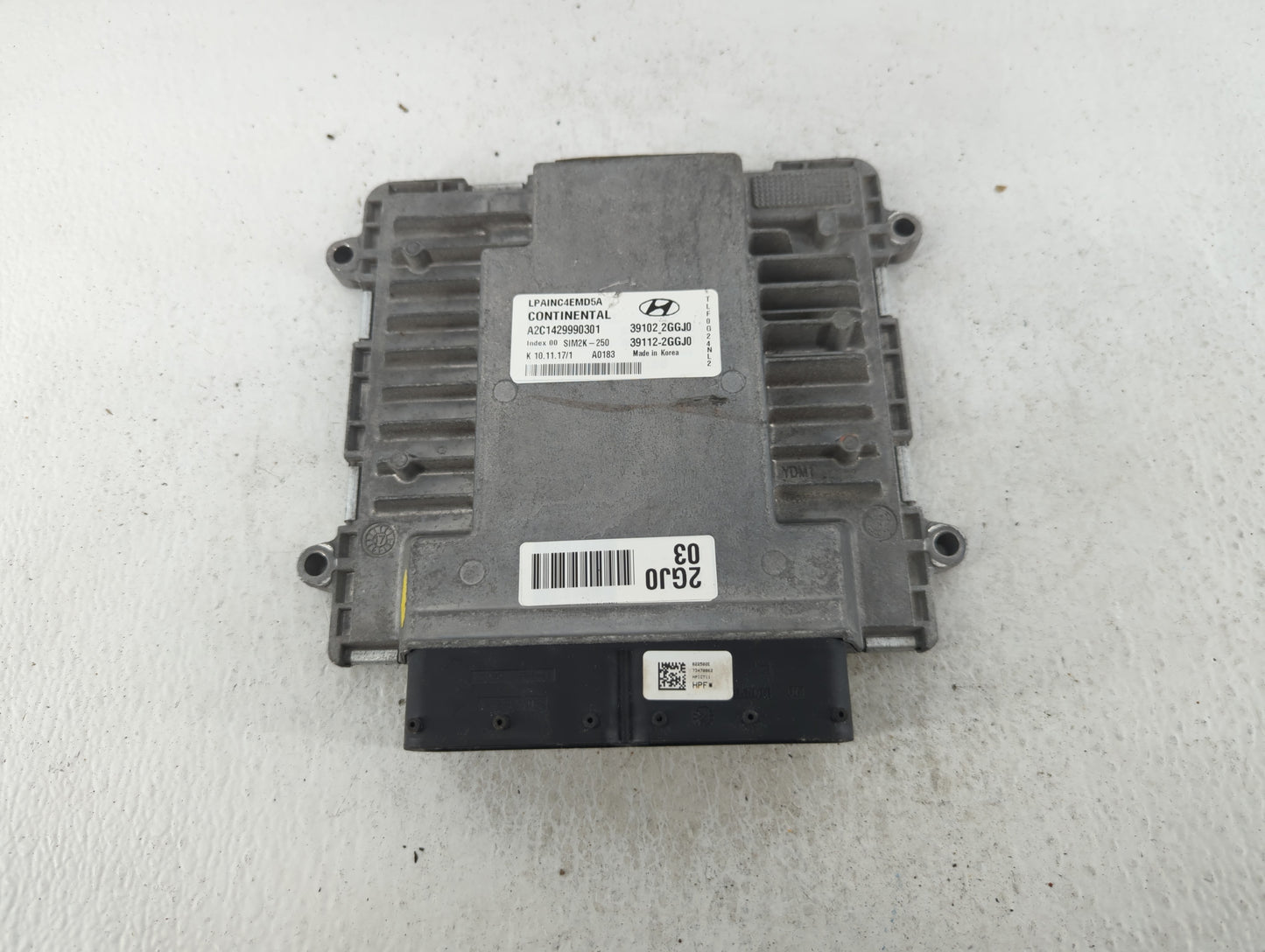 2018-2019 Hyundai Sonata PCM Engine Control Computer ECU ECM PCU OEM P/N:39112-2GGJ0 39102-2GGJ0 Fits Fits 2018 2019 OEM Use