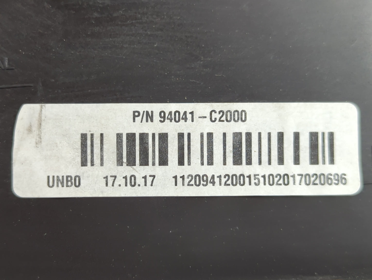 2018 Hyundai Sonata Instrument Cluster Speedometer Gauges P/N:94041-C2000 Fits OEM Used Auto Parts - Oemusedautoparts1.com