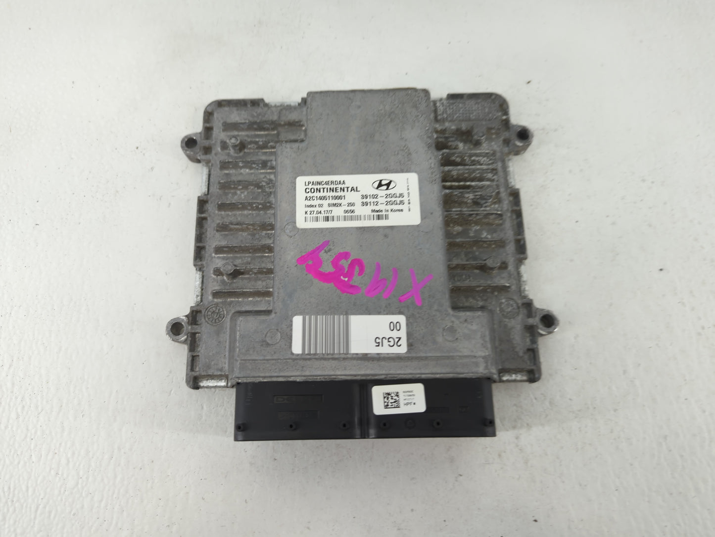 2018-2019 Hyundai Sonata PCM Engine Control Computer ECU ECM PCU OEM P/N:39112-2GGJ5 39102-2GGJ5 Fits Fits 2018 2019 OEM Use