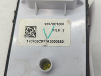 2015-2019 Hyundai Sonata Master Power Window Switch Replacement Driver Side Left P/N:93570C1000 Fits Fits 2015 2016 2017 201