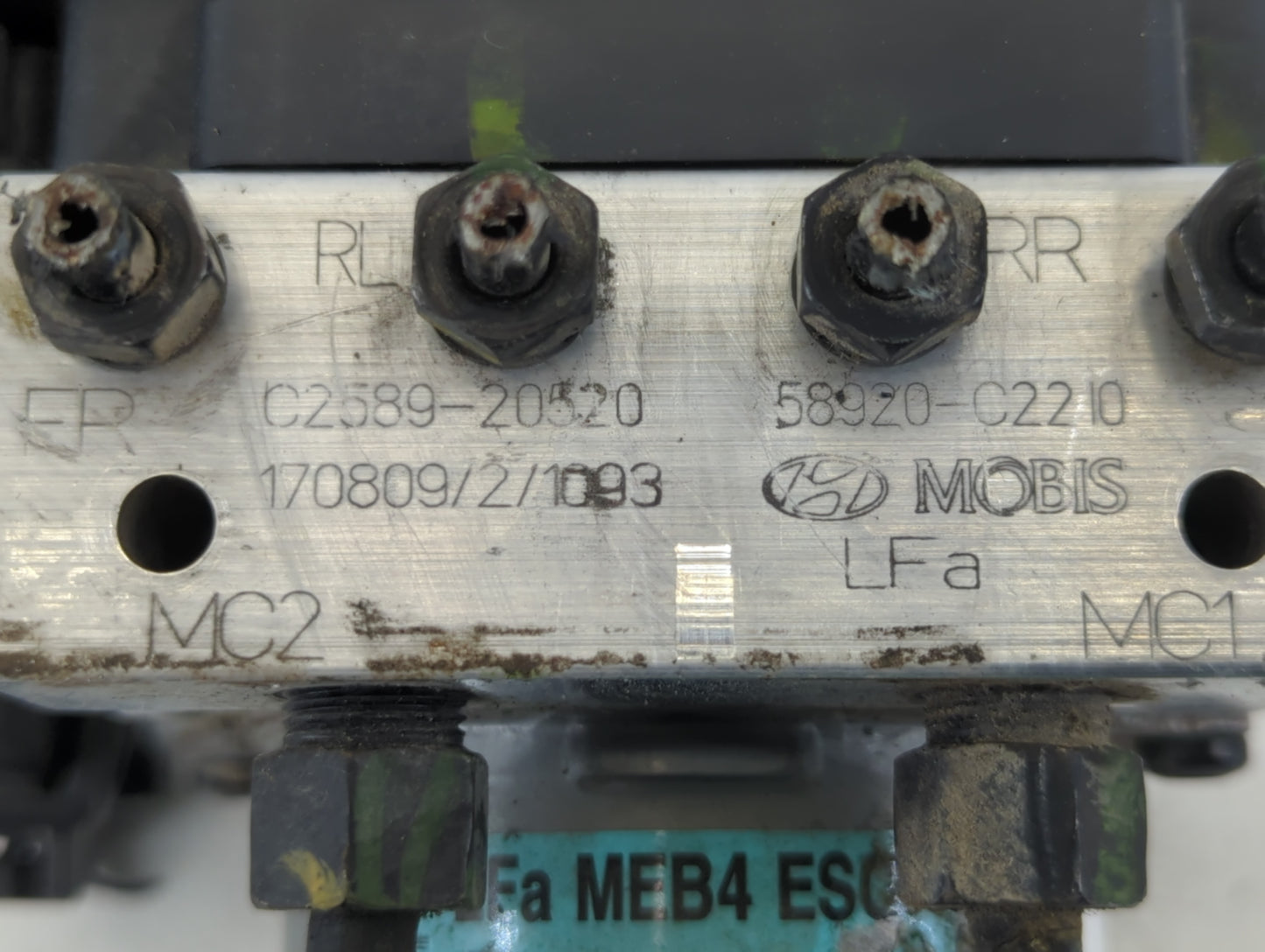 2018-2019 Hyundai Sonata ABS Pump Control Module Replacement P/N:C2589-20520 58920-C2210 Fits Fits 2018 2019 OEM Used Auto P