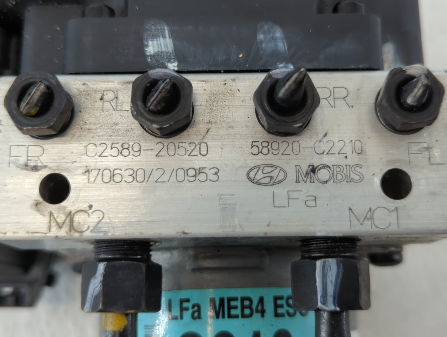 2018-2019 Hyundai Sonata ABS Pump Control Module Replacement P/N:58920-C2210 C2589-20520 Fits Fits 2018 2019 OEM Used Auto P
