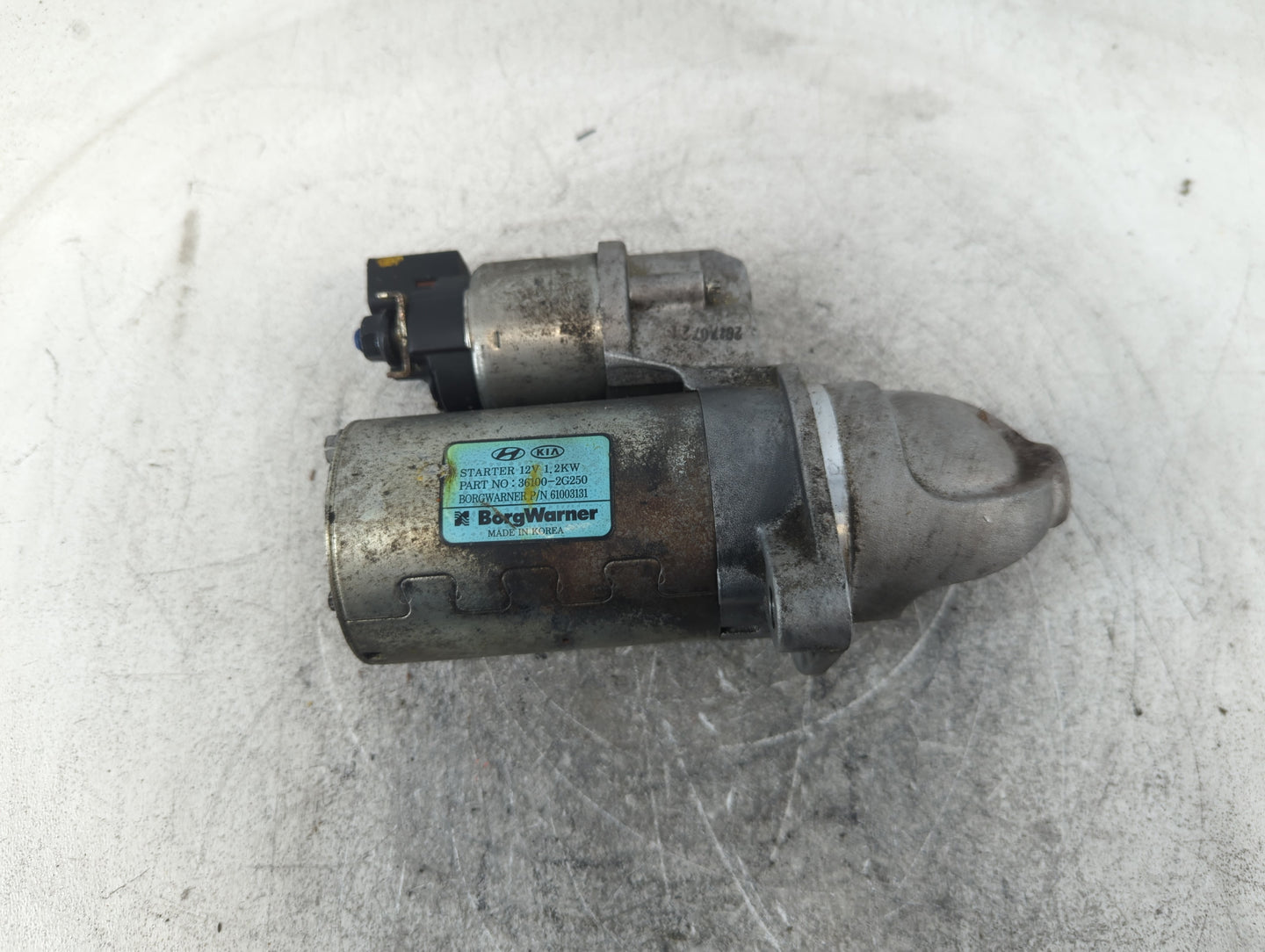 2015-2019 Hyundai Sonata Car Starter Motor Solenoid OEM P/N:36100-2G250 Fits Fits 2015 2016 2017 2018 2019 2020 OEM Used Aut