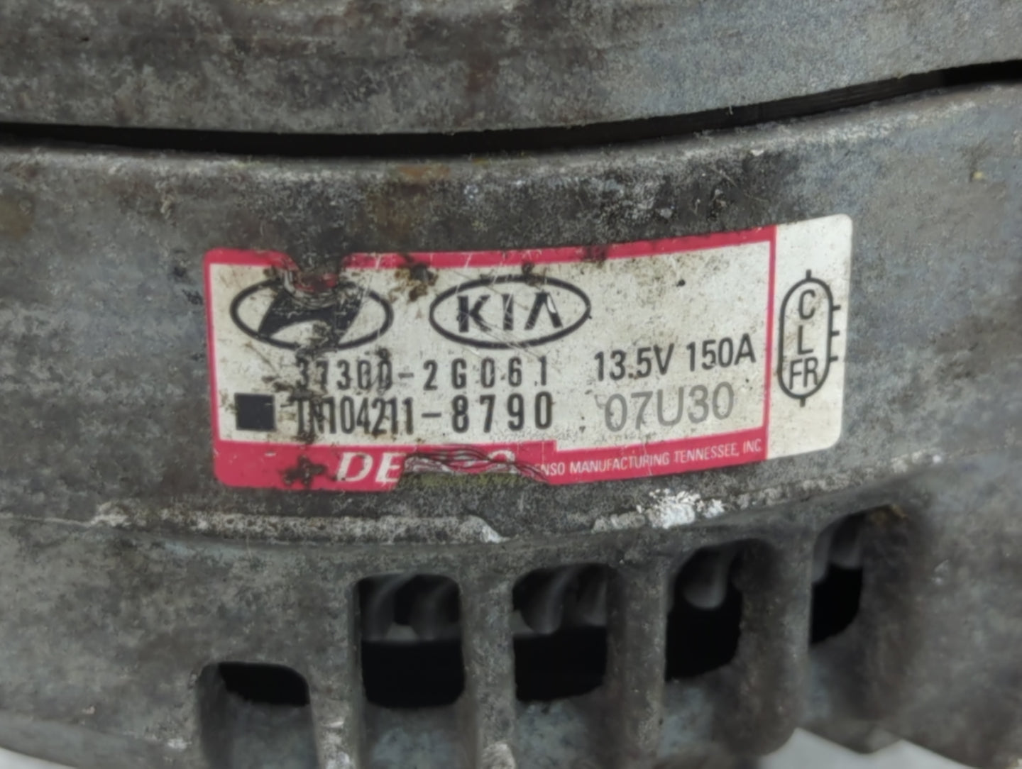 2015-2019 Hyundai Sonata Alternator Replacement Generator Charging Assembly Engine OEM P/N:TN104211-8790 37300-2G061 Fits OE
