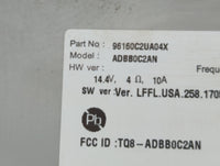 2018-2019 Hyundai Sonata Radio AM FM Cd Player Receiver Replacement P/N:96160C2UA04X Fits Fits 2018 2019 OEM Used Auto Parts