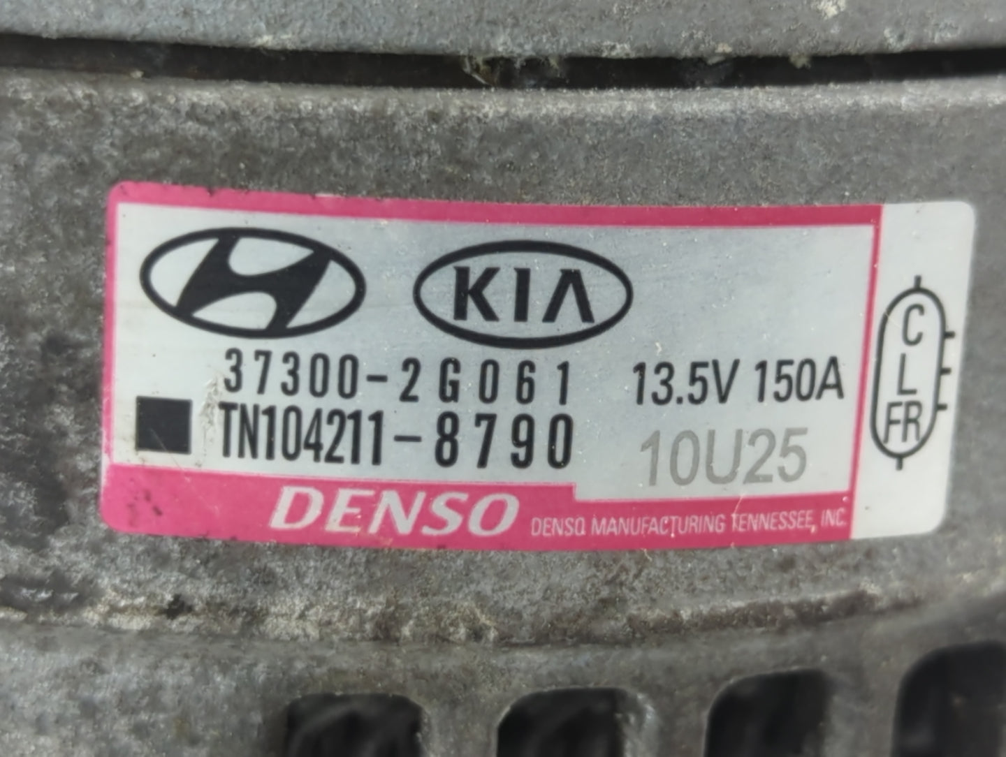 2015-2019 Hyundai Sonata Alternator Replacement Generator Charging Assembly Engine OEM P/N:TN104211-8790 37300-2G061 Fits OE
