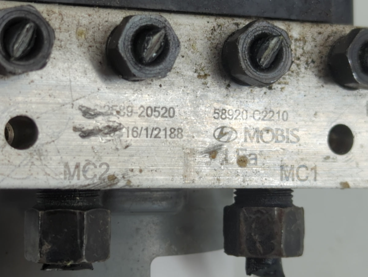 2018-2019 Hyundai Sonata Anti-Lock Brake ABS Pump Module Actuator OEM P/N:C2589-20520 Fits Fits 2018 2019 OEM Used Auto Part