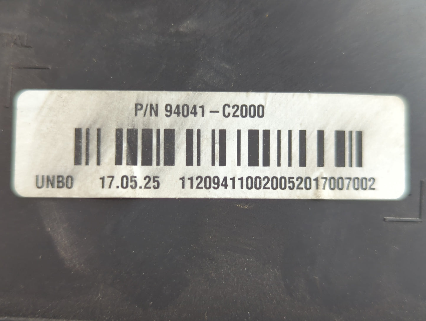 2018 Hyundai Sonata Instrument Cluster Speedometer Gauges P/N:94041-C2000 Fits OEM Used Auto Parts - Oemusedautoparts1.com