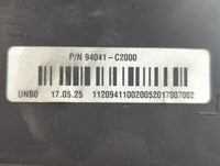 2018 Hyundai Sonata Instrument Cluster Speedometer Gauges P/N:94041-C2000 Miles: Fits OEM Used Auto Parts - Oemusedautoparts