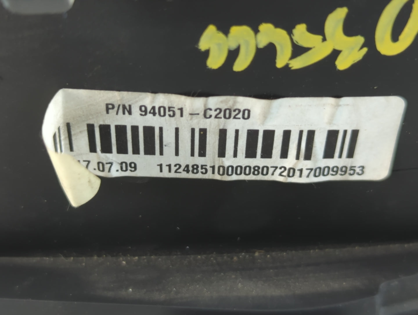 2018 Hyundai Sonata Instrument Cluster Speedometer Gauges P/N:94051-C2020 Fits OEM Used Auto Parts - Oemusedautoparts1.com