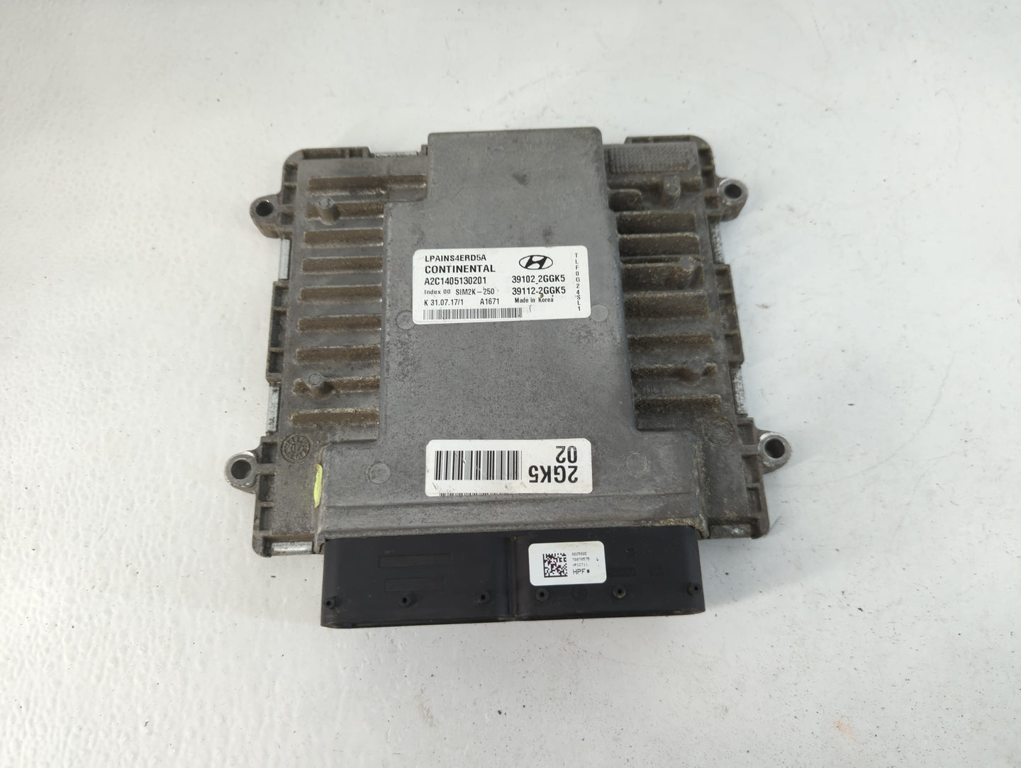 2018-2019 Hyundai Sonata PCM Engine Control Computer ECU ECM PCU OEM P/N:39112-2GGK5 39102-2GGK5 Fits Fits 2018 2019 OEM Use