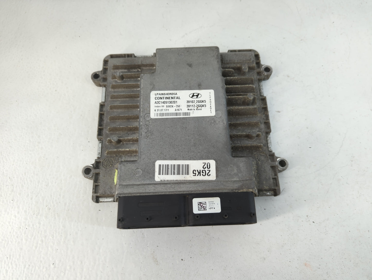 2018-2019 Hyundai Sonata PCM Engine Control Computer ECU ECM PCU OEM P/N:39112-2GGK5 39102-2GGK5 Fits Fits 2018 2019 OEM Use