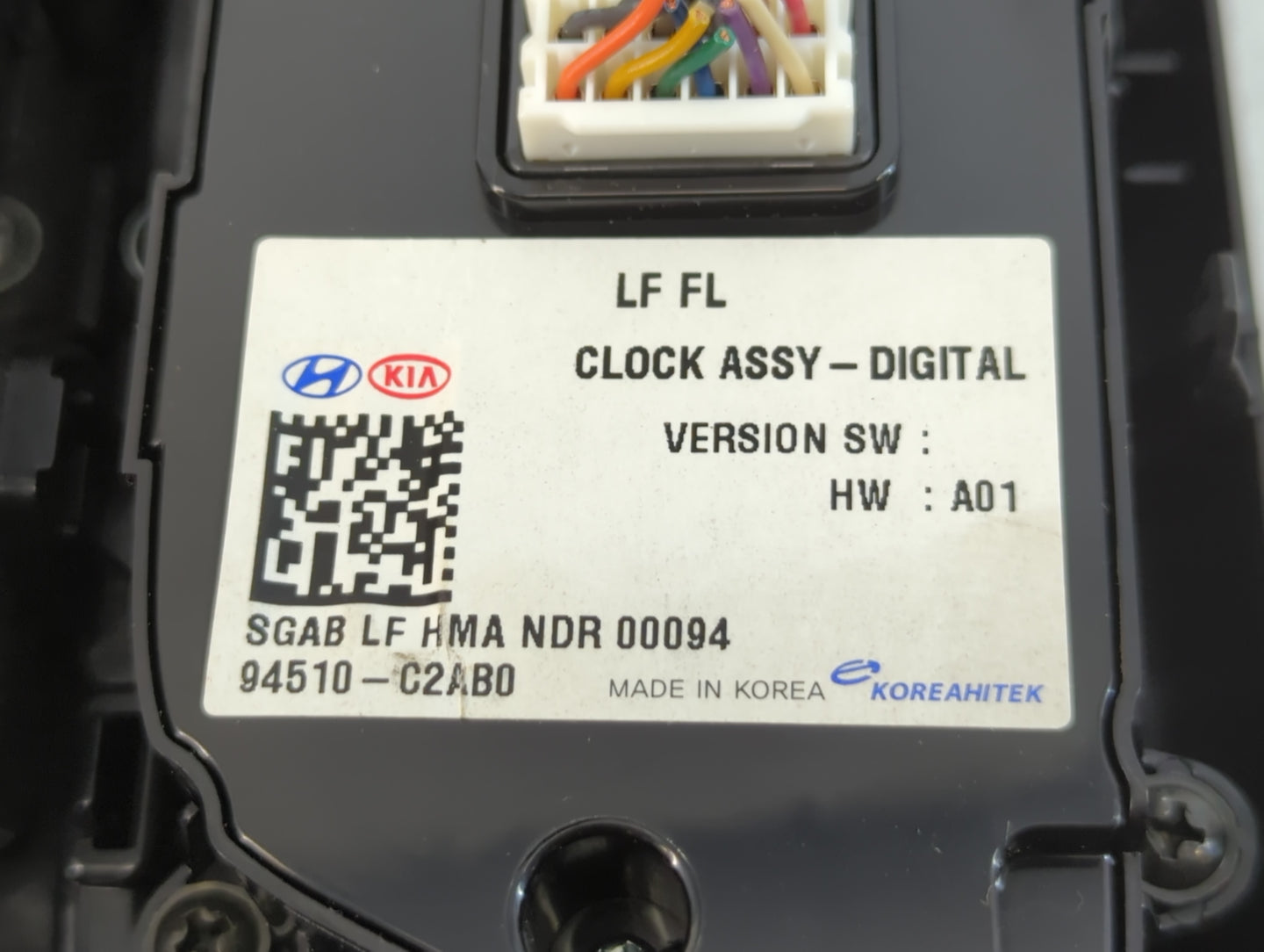 2018-2019 Hyundai Sonata Climate Control Module Temperature AC/Heater Replacement P/N:94510-C2AB0 Fits Fits 2018 2019 OEM Us