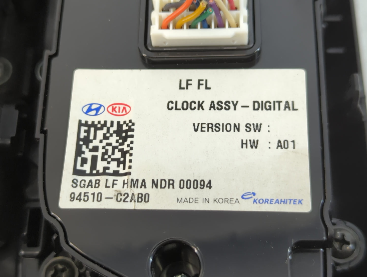 2018-2019 Hyundai Sonata Climate Control Module Temperature AC/Heater Replacement P/N:94510-C2AB0 Fits Fits 2018 2019 OEM Us