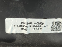 2018-2019 Hyundai Sonata Instrument Cluster Speedometer Gauges P/N:94051-C2000 Fits Fits 2018 2019 OEM Used Auto Parts - Oem
