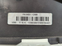 2018 Hyundai Sonata Instrument Cluster Speedometer Gauges P/N:94051-C2000 Miles: Fits OEM Used Auto Parts - Oemusedautoparts