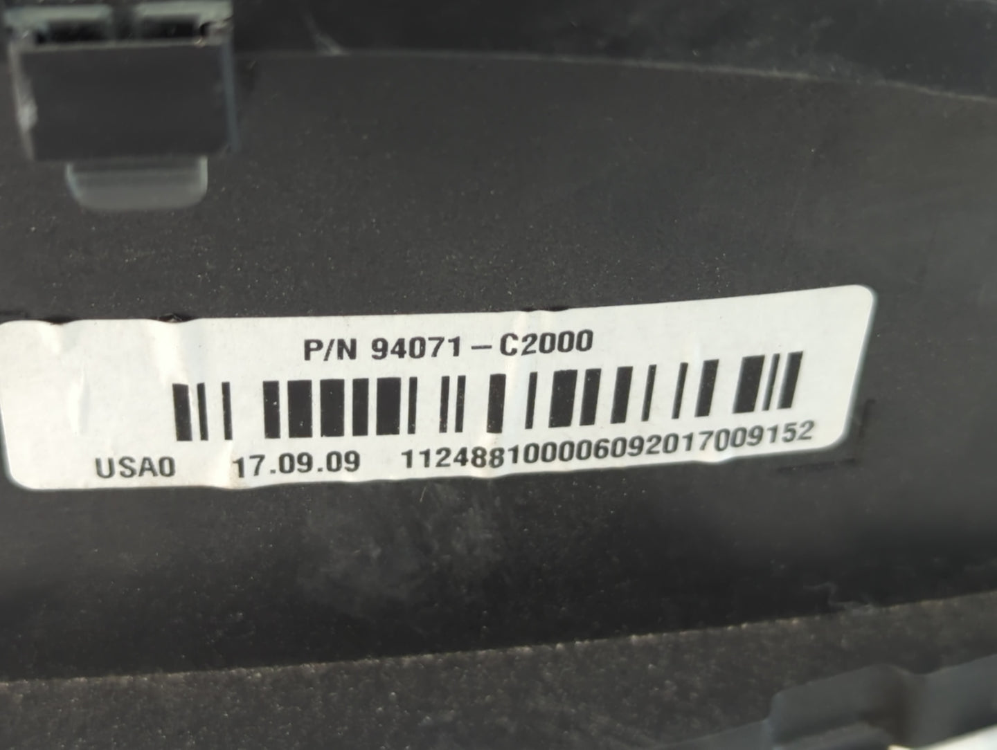 2018-2019 Hyundai Sonata Instrument Cluster Speedometer Gauges P/N:94071-C2000 Fits Fits 2018 2019 OEM Used Auto Parts - Oem