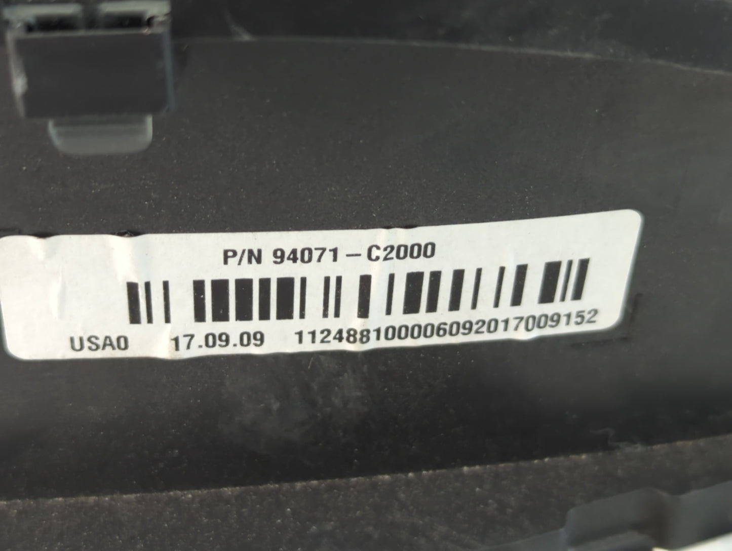 2018-2019 Hyundai Sonata Instrument Cluster Speedometer Gauges P/N:94071-C2000 Fits Fits 2018 2019 OEM Used Auto Parts - Oem
